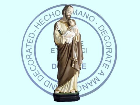 Joseph enfant au bras 50 cm