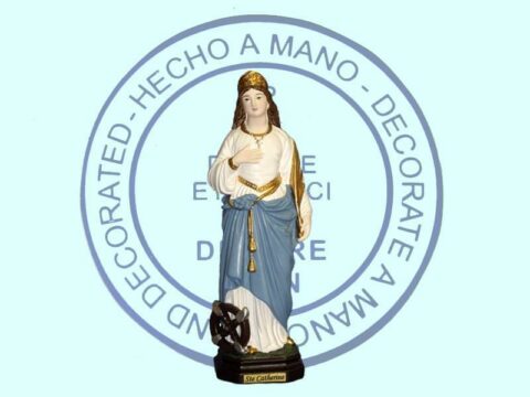 Saint Catherine Martyre 15 cm