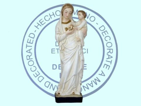 Vierge à l'Oiseau 20 cm