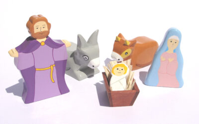 Nativité avec étable – Image 2