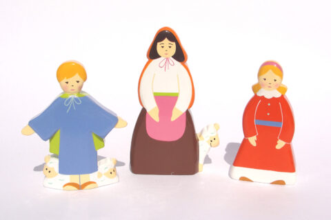 Bergère et 2 enfants