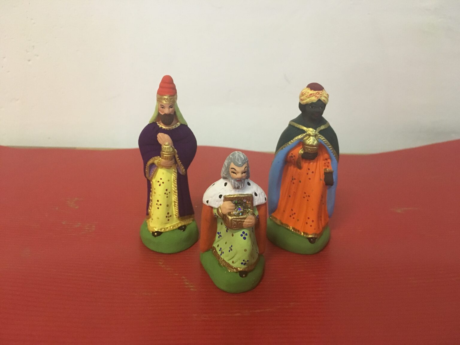 les trois rois mages santons carbonel Librairie Chemin de Vie