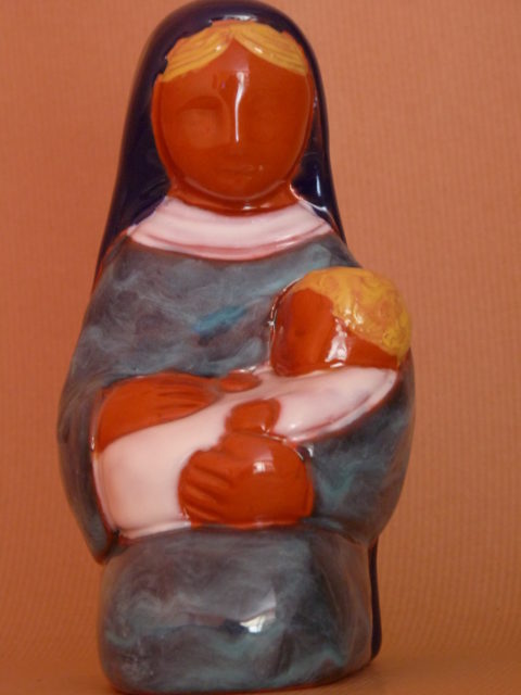 Statue de Notre Dame de l'Adoration, céramique de Jouarre – Image 2