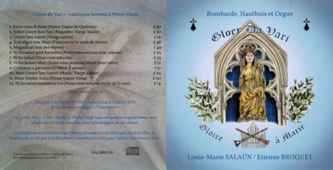 Gloer da Vari - Gloire à Marie ; Bombarde, Hautbois et Orgue