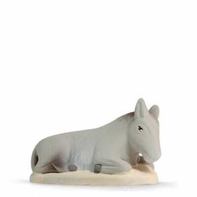 SANTON ARTERRA - Ane - 7cm blanc