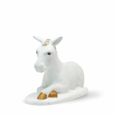 Santon ARTERRA - Ane - 9 cm blanc