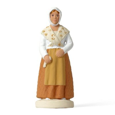 SANTON ARTERRA - Bastidanne à la couquette - 7cm blanc