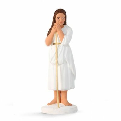 Santon ARTERRA - Bergère jeune - 9 cm blanc