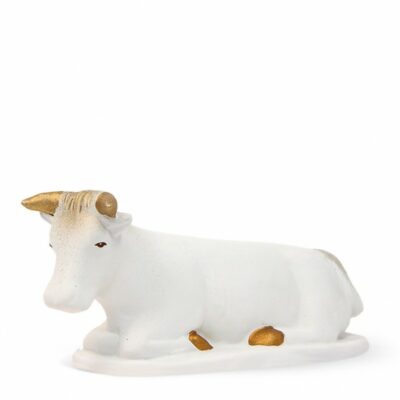 Santon ARTERRA - Boeuf - 9 cm blanc
