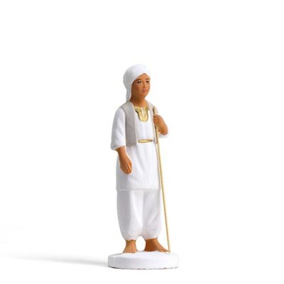 Santon ARTERRA - Jeune Chamelier - 9 cm blanc