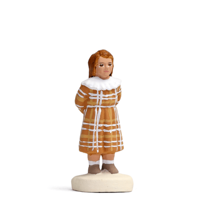 SANTON ARTERRA - Écolière - 7cm blanc