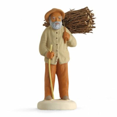 SANTON ARTERRA - Homme au fagot - 7cm blanc
