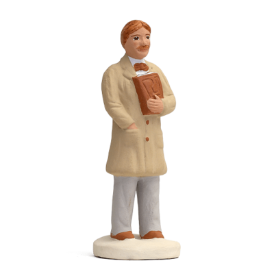 SANTON ARTERRA - Instituteur - 7cm blanc