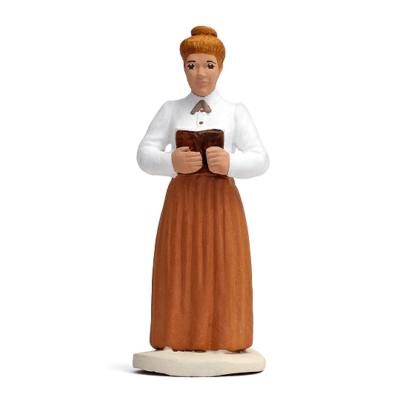 SANTON ARTERRA - Institutrice - 7cm blanc