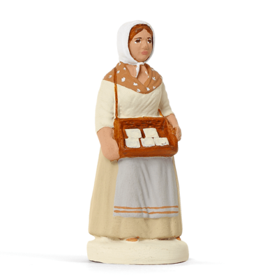 SANTON ARTERRA - Marchande de savons - 7cm blanc