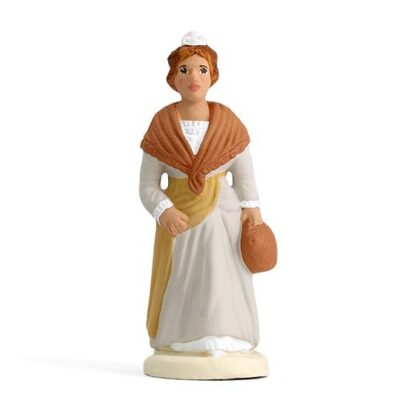 SANTON ARTERRA - Mireille à la cruche - 7 cm blanc