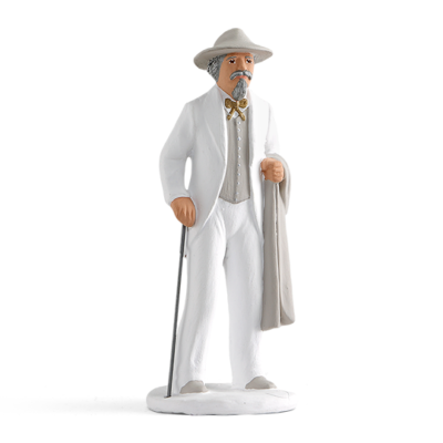 Santon ARTERRA - Frédéric Mistral - 9 cm blanc
