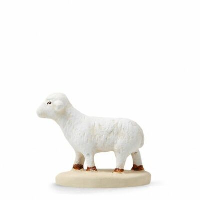 SANTON ARTERRA - Mouton debout - 7cm blanc