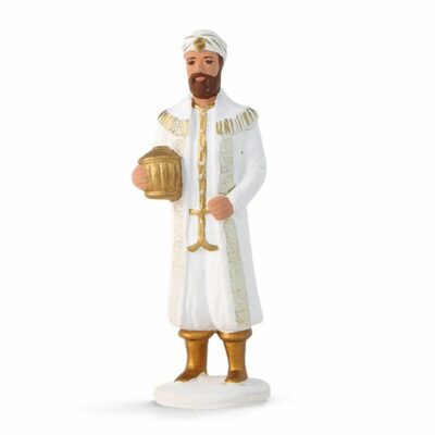 Santon ARTERRA - Roi Blanc - 9 cm blanc