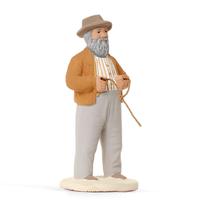 SANTON ARTERRA - Sourcier - 7cm blanc
