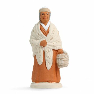 SANTON ARTERRA - Vieille Arlésienne - 7cm blanc