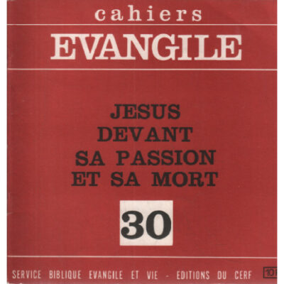 30 - Jésus devant sa Passion et sa mort